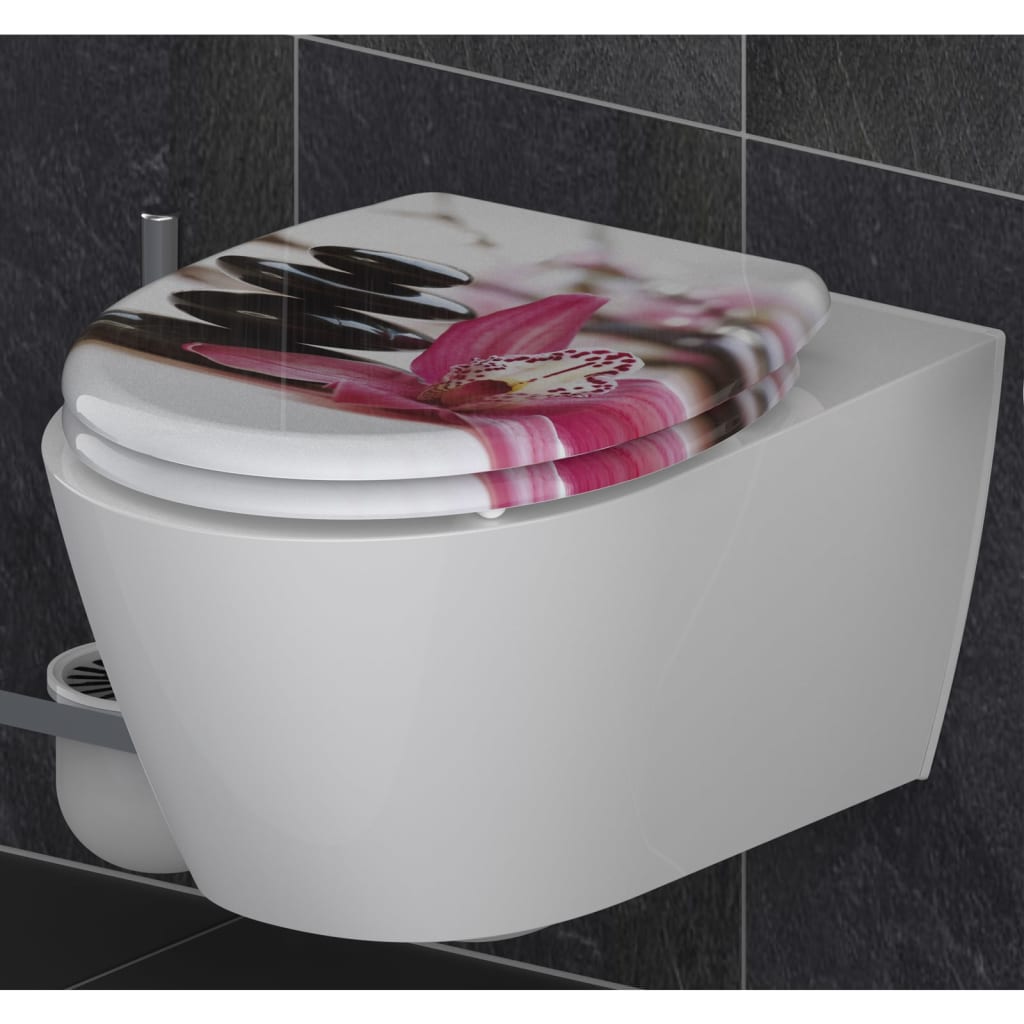 Schutte duroplast wc-bril wellyness met soft-close en quick-release 82376