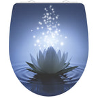 Schutte duroplast high gloss wc-bril water lily met soft-close en quick-release 82582