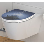 Schutte duroplast high gloss wc-bril water lily met soft-close en quick-release 82582