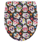 Schutte duroplast high gloss wc-bril crazy skull met soft-close en quick-release 82586