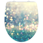 Schutte duroplast high gloss wc-bril magic light met soft-close en quick-release 82587