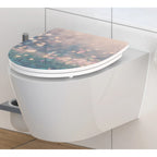 Schutte duroplast high gloss wc-bril magic light met soft-close en quick-release 82587