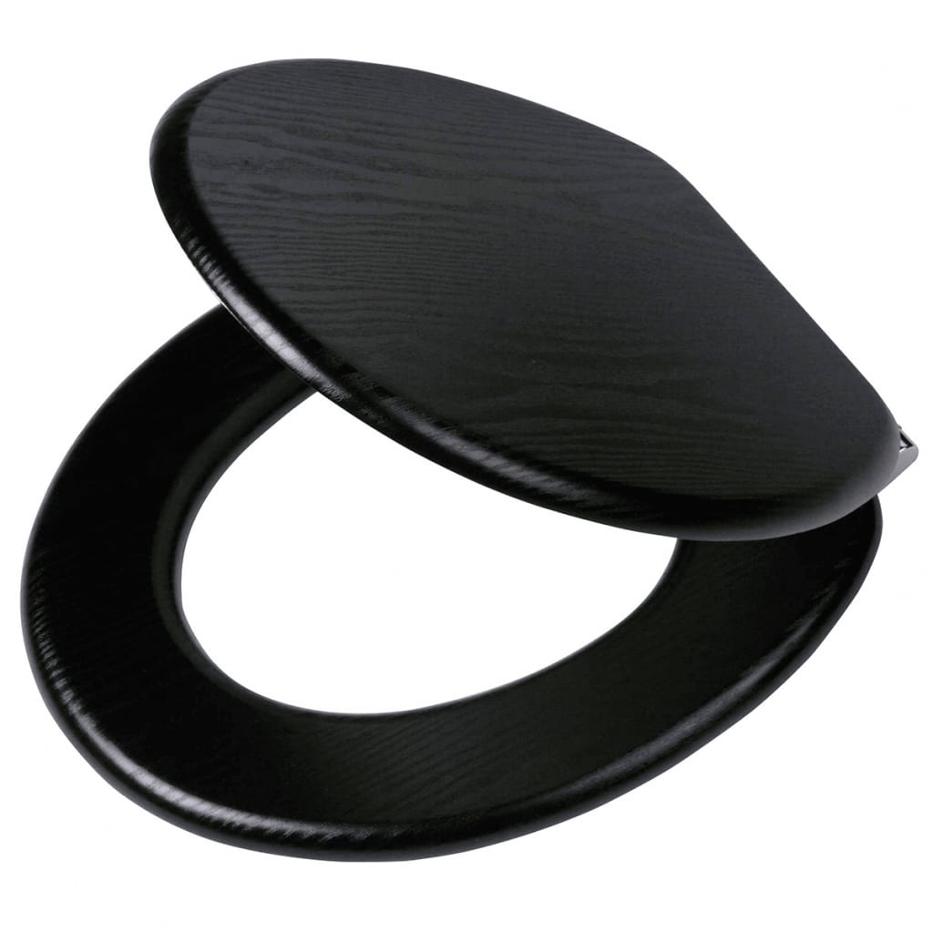 Tiger soft-close toiletbril blackwash mdf zwart 252030746