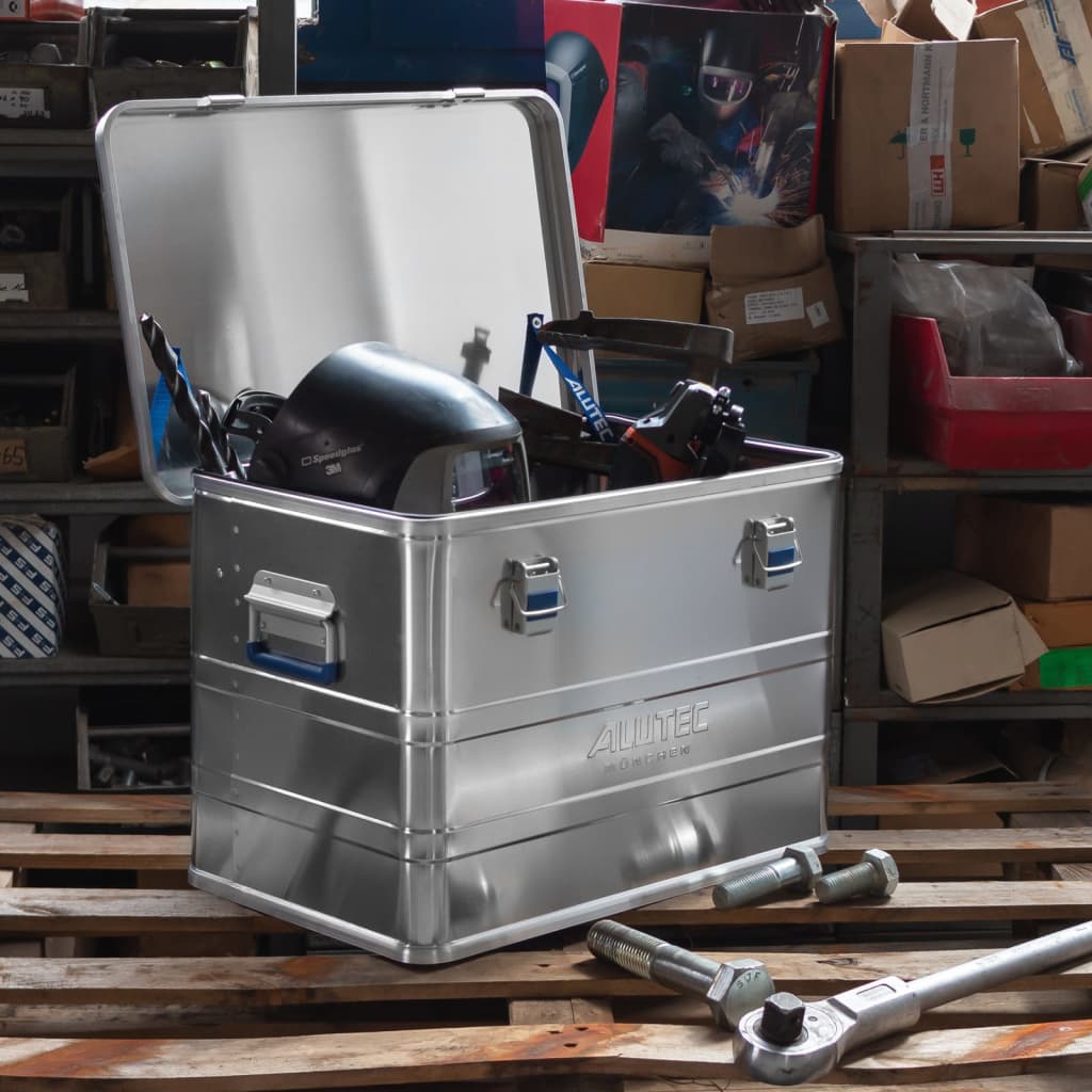 Aluminium kist alutec alu12048 grijs