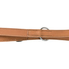 Trixie hondenriem rustic heartbeat verstelbaar vetleer bruin
