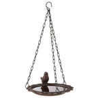 Hi vogelbad hangend 20,5 cm bruin