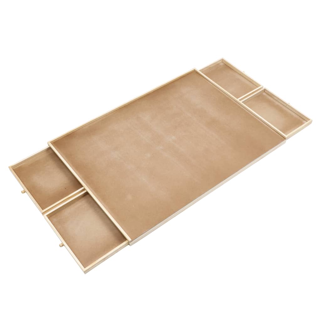 Hi puzzeltafel met 4 lades 76x57x4,5 cm hout