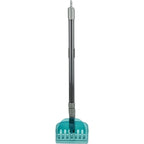 Trixie vuilblik met hark grijs blauw