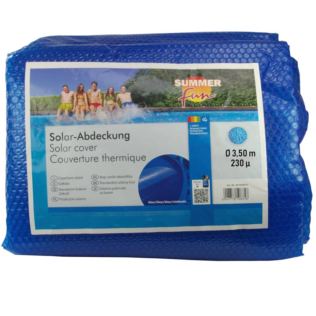Summer fun Zomerkleed rond diameter 350 cm blauw
