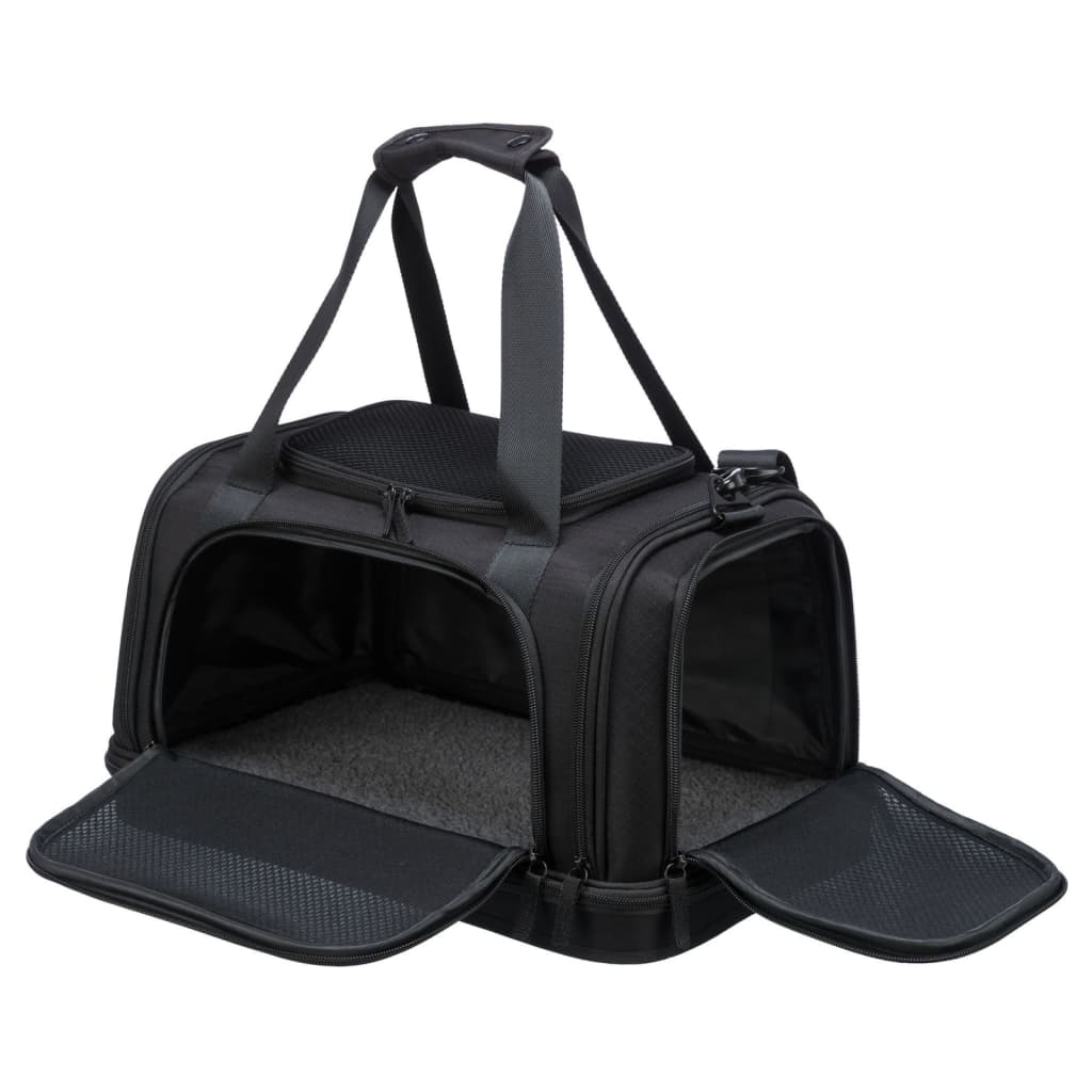 Trixie vliegtuigtas plane zwart