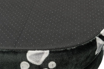 trixie hondenmand jimmy ovaal zwart met pootprint