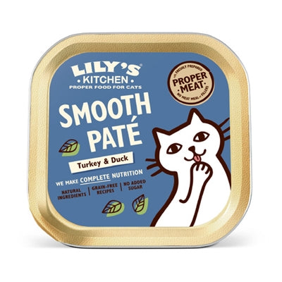 Lily's kitchen Cat smooth pate turkey / duck
