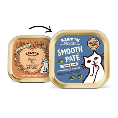 Lily's kitchen Cat smooth pate turkey / duck