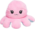 Trixie octopus omkeerbaar pluche grijs geel