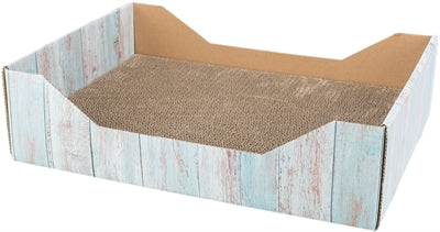 trixie krabmand karton catnip turquoise