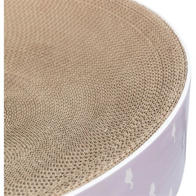 Trixie krabmand lilly karton catnip lichtgrijs