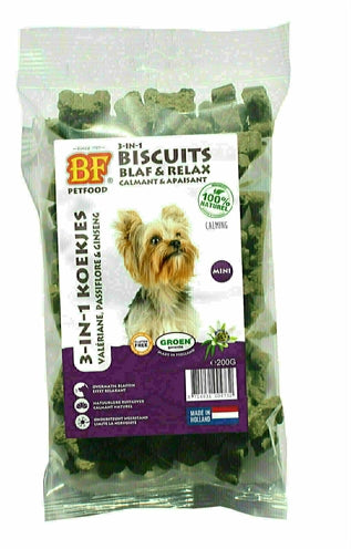 Biofood 3 in 1 hondenkoekjes blaf relax mini