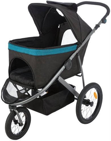 Trixie Hondenbuggy zwart / petrol