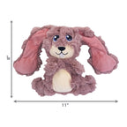 kong scrumplez bunny pluche met piep roze