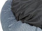 Trixie hondenmand alena rond blauw grijs