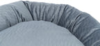 Trixie hondenmand alena rond blauw grijs