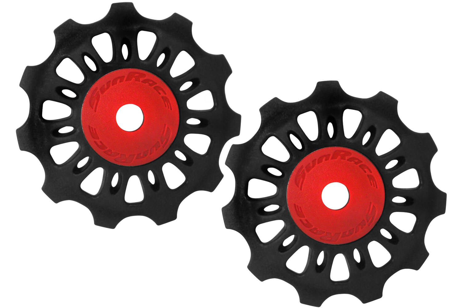 Sunrace sp856 derailleur wieltjes 7 8 9 10 11 speed 2 stuks op kaart