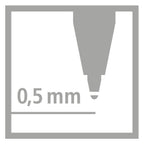 Stabilo easyoriginal - navulling medium - 20 stuks - blauw