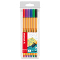 Stabilo fineliner point 88 0,4mm assorti
