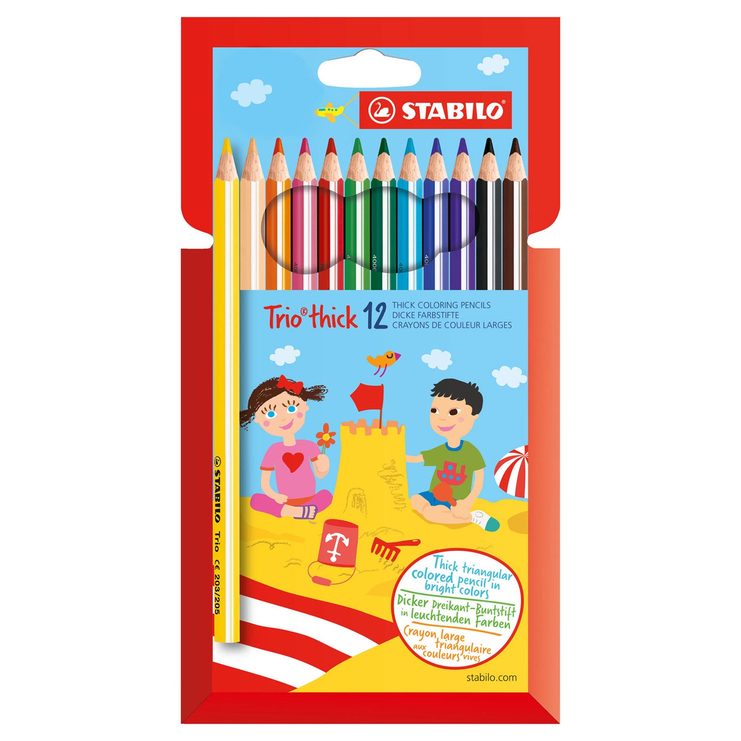 Stabilo trio dik 12 st