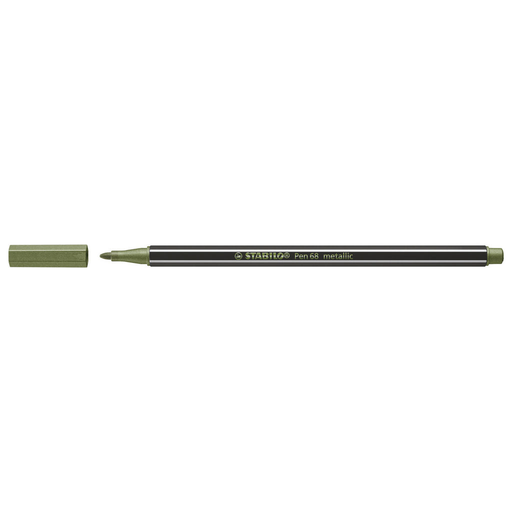 Stabilo pen 68 metallic - viltstift - lichtgroen (68 843)