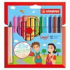 Stabilo cappi - viltstift - set met 12 stuks