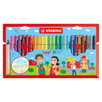 Stabilo cappi - viltstift - set met 24 stuks