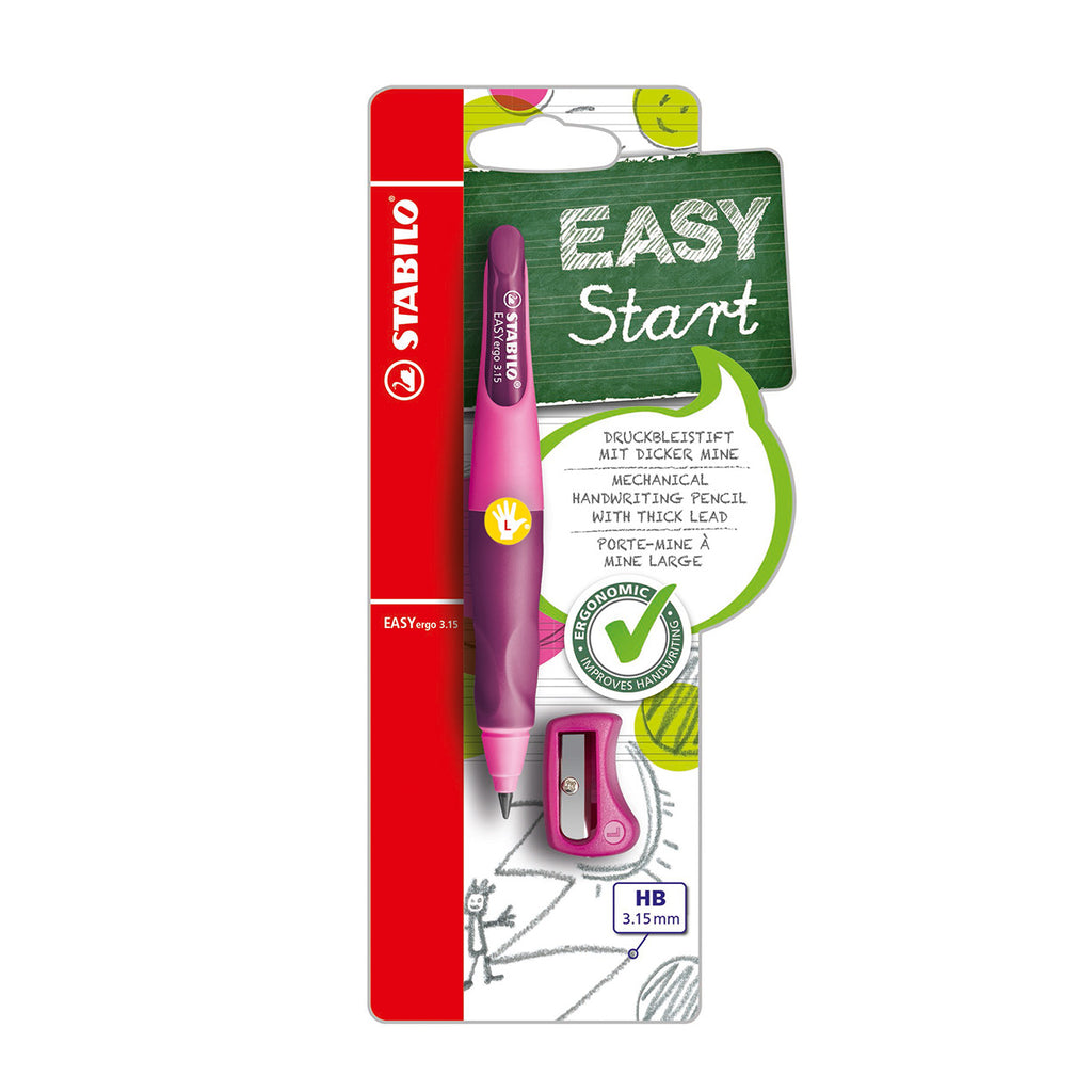 Stabilo easy ergo 3.15 links roze
