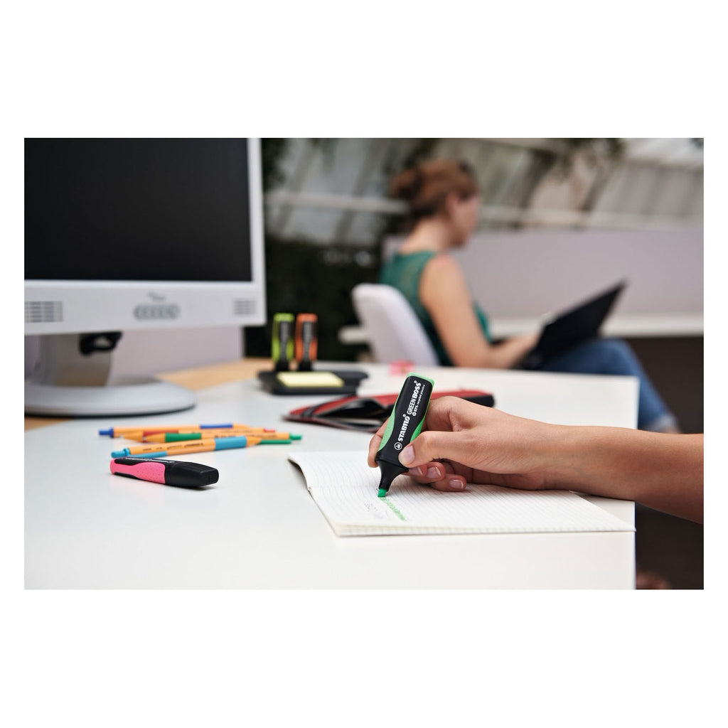 Stabilo green boss - markeerstift - set met 4 stuks