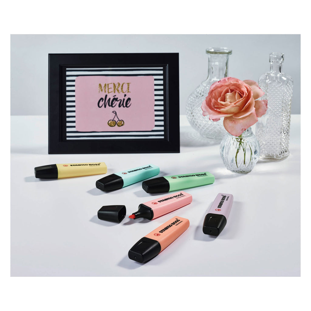 Stabilo tekstmarkers original multi kleur 6 stuks