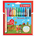 Stabilo jumbo trio stiften 12 stuks | 6 stuks
