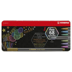 Stabilo pen 68 metallic etui 8 kleuren