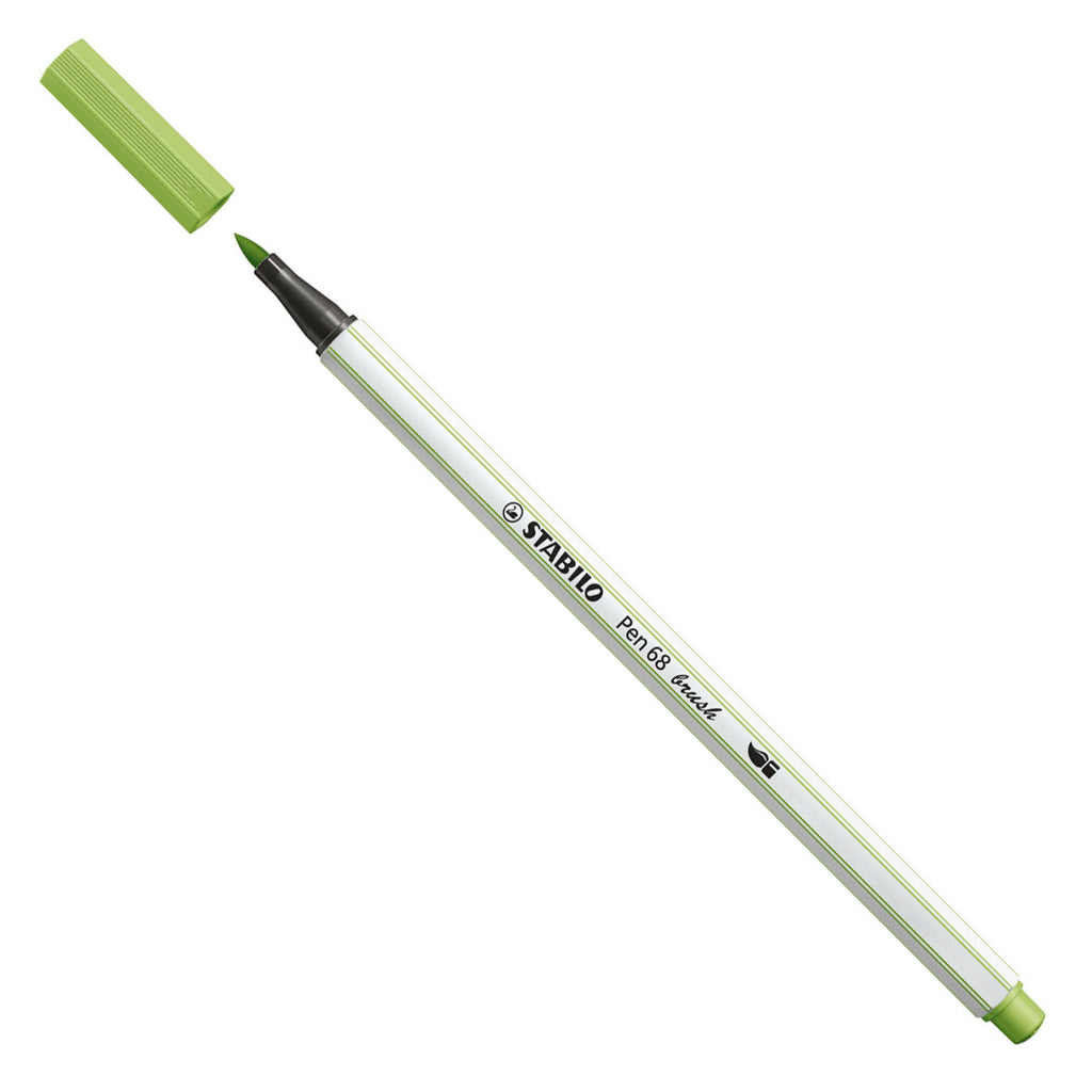 Stabilo pen 68 brush - viltstift - pistache (34)