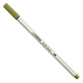 Stabilo pen 68 brush - viltstift - modder groen (37)