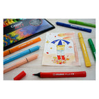 Stabilo cappi viltstift etui 12 kleuren