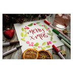 Stabilo pen 68 brush - viltstift - arty - set met 12 stuks