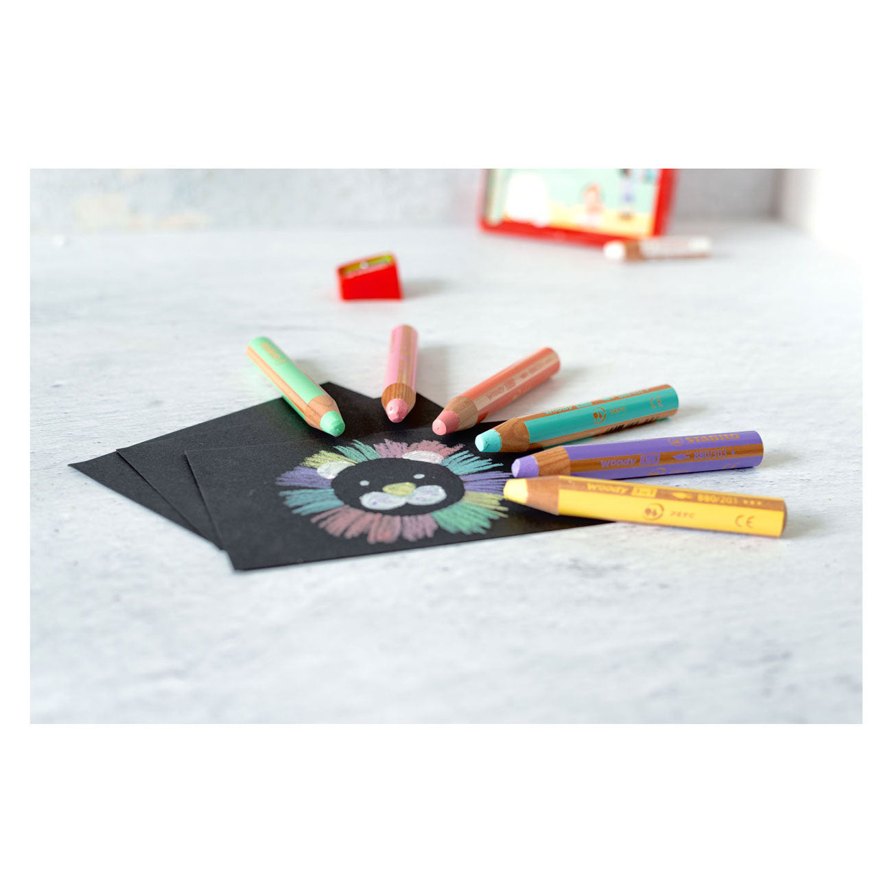 Stabilo kleurpotlood pk18 pastel