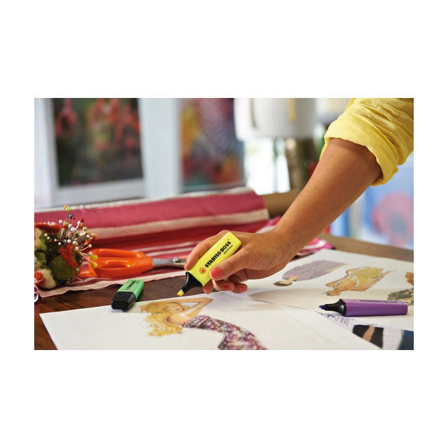 Stabilo boss original - markeerstift - set met 4 stuks