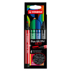 Stabilo pen 68 max arty - viltstift met dikke beitelpunt - set 4 stuks