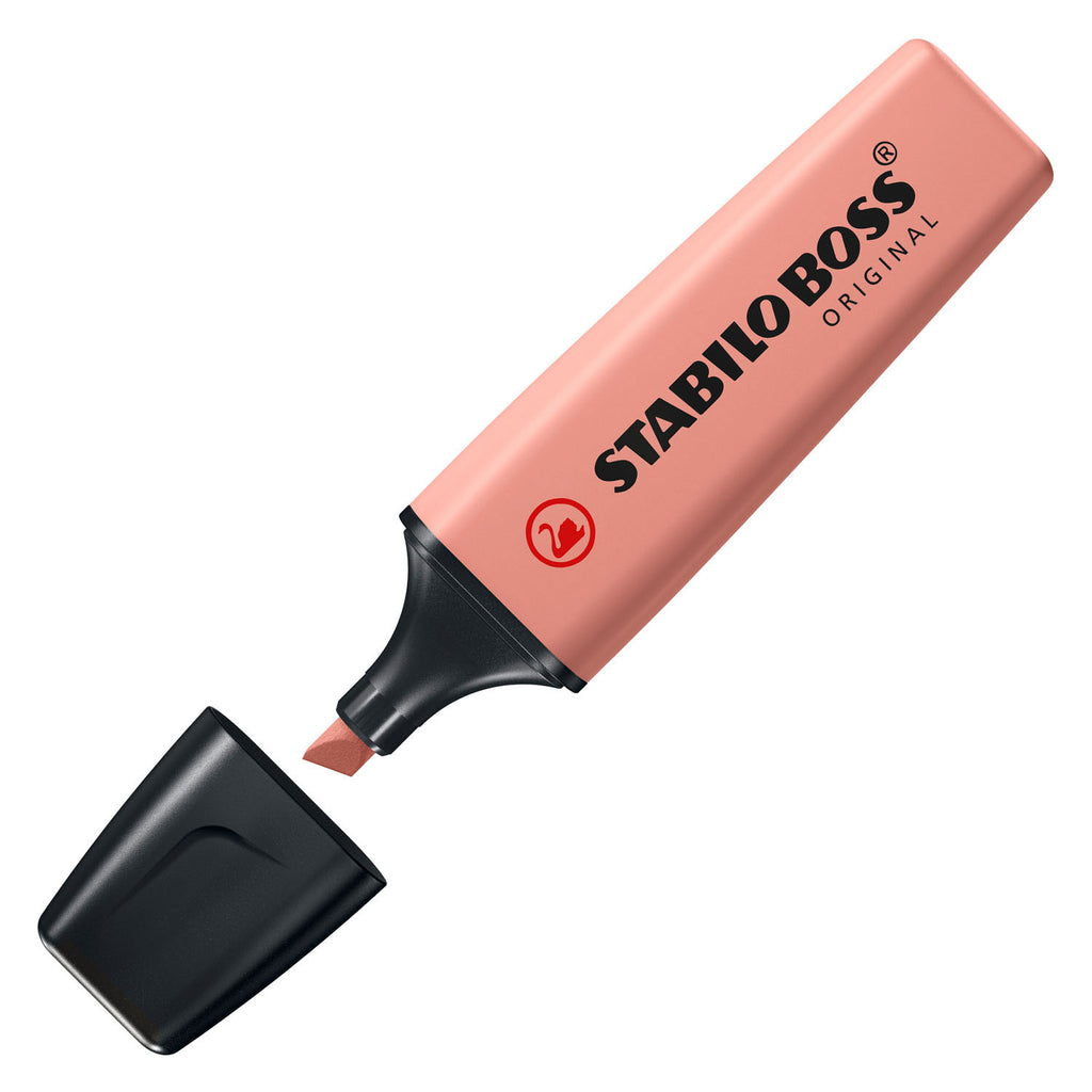 Stabilo boss original - markeerstift - set 4 stuks - naturecolors