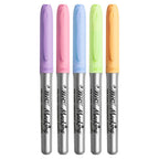 Bic intensity viltstiften permanent pastel, 5st.