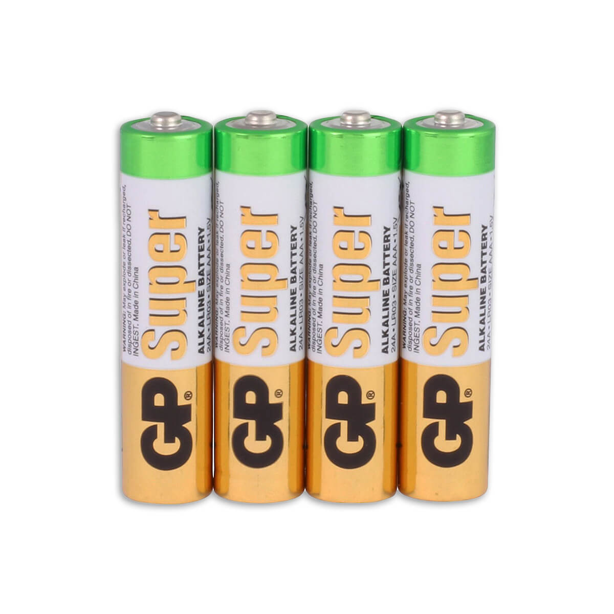 gp super alkaline aaa-batterijen 4pk