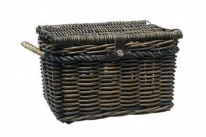 Newlooxs Fietsmand Melbourne 45 liter 45 x 33 cm rotan bruin
