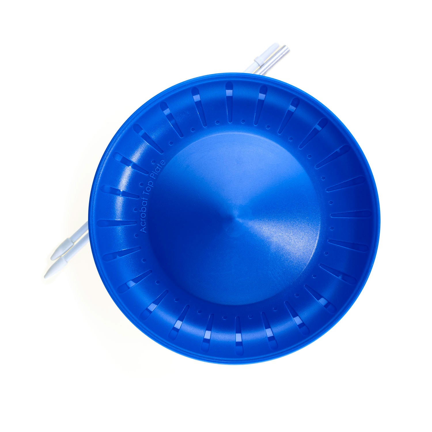 Acrobat balanceerbord met stok - blauw