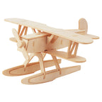 Eureka gepetto's workshop houten bouwpakket 3d - watervliegtuig